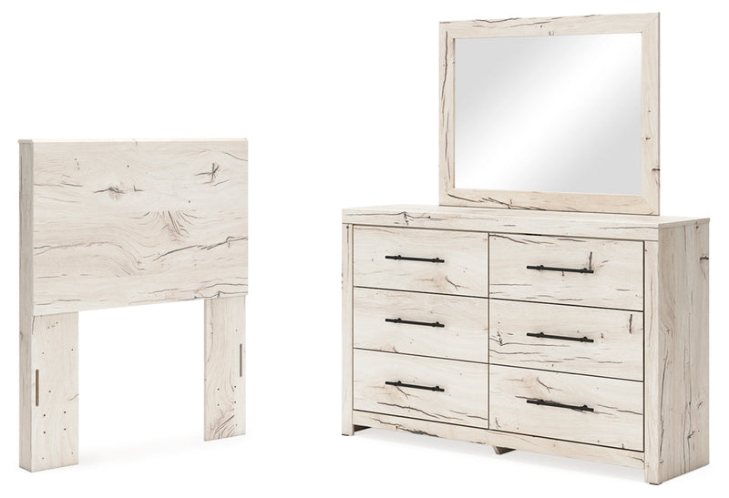 Lawroy Panel Bed, Dresser, Mirror, Chest & Nightstand, Bedroom Set