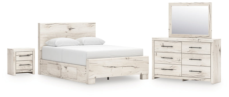 Lawroy Panel Bed, Dresser, Mirror, Chest & Nightstand, Bedroom Set