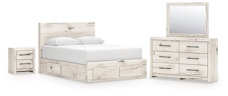 Lawroy Panel Bed, Dresser, Mirror, Chest & Nightstand, Bedroom Set
