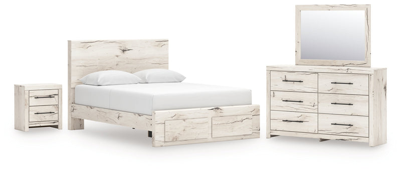 Lawroy Panel Bed, Dresser, Mirror, Chest & Nightstand, Bedroom Set