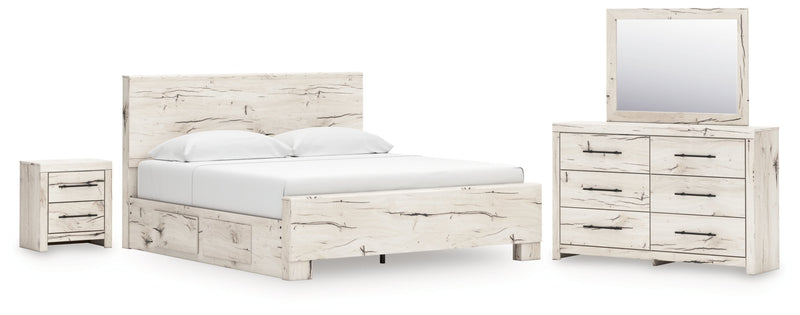 Lawroy Panel Bed, Dresser, Mirror, Chest & Nightstand, Bedroom Set