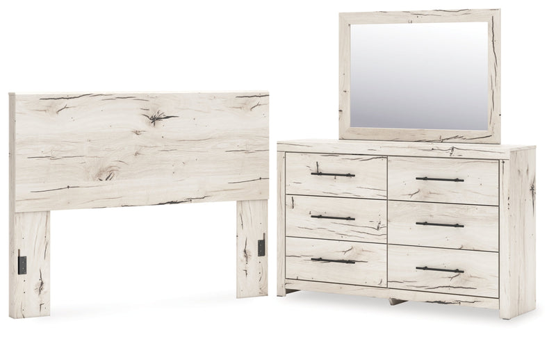 Lawroy Panel Bed, Dresser, Mirror, Chest & Nightstand, Bedroom Set