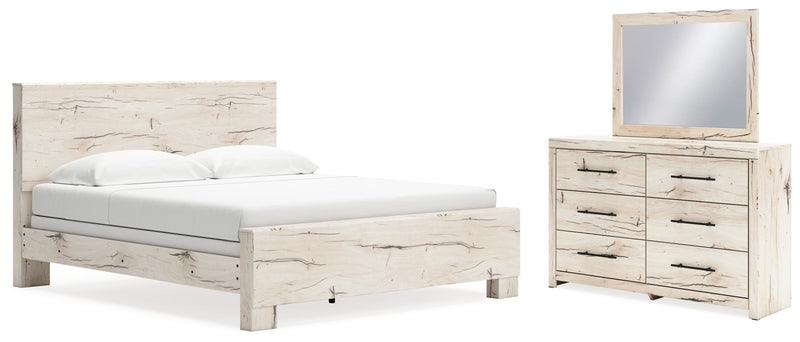 Lawroy Panel Bed, Dresser, Mirror, Chest & Nightstand, Bedroom Set