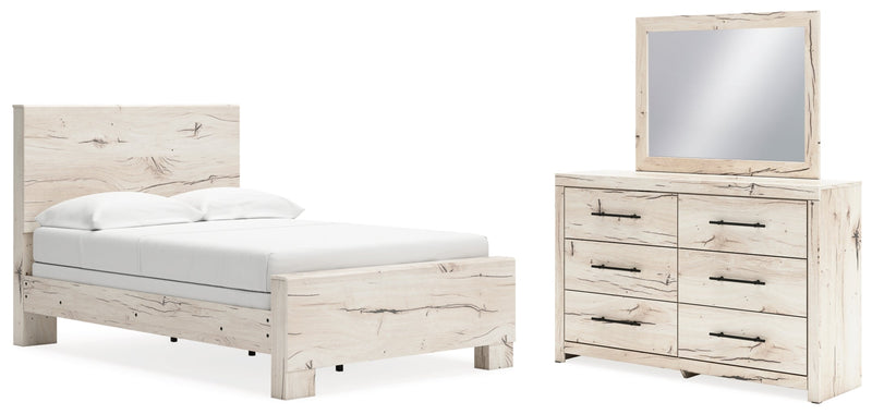 Lawroy Panel Bed, Dresser, Mirror, Chest & Nightstand, Bedroom Set