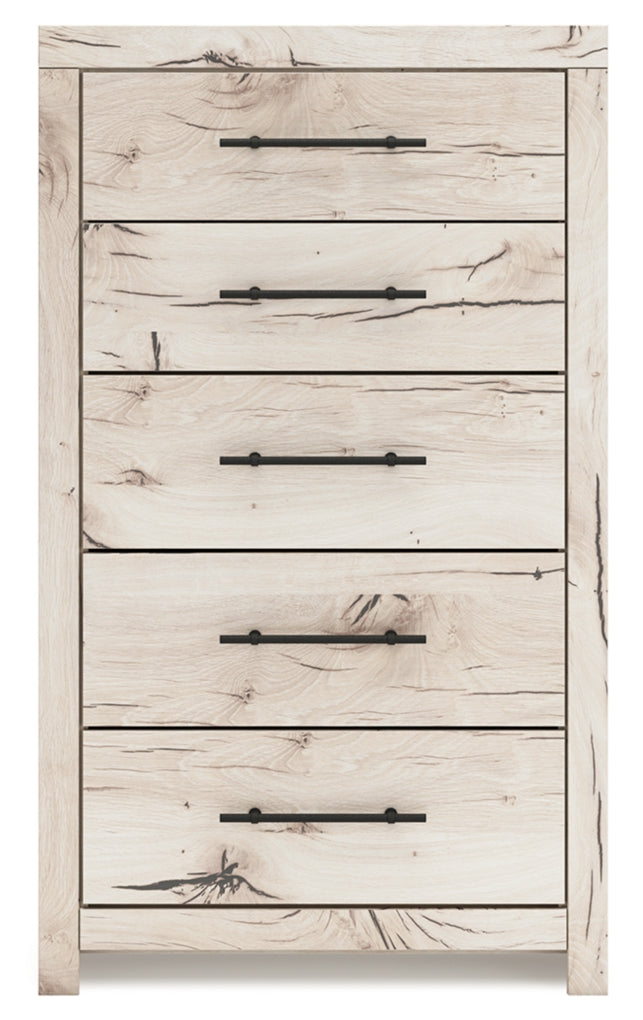Lawroy Panel Bed, Dresser, Mirror, Chest & Nightstand, Bedroom Set