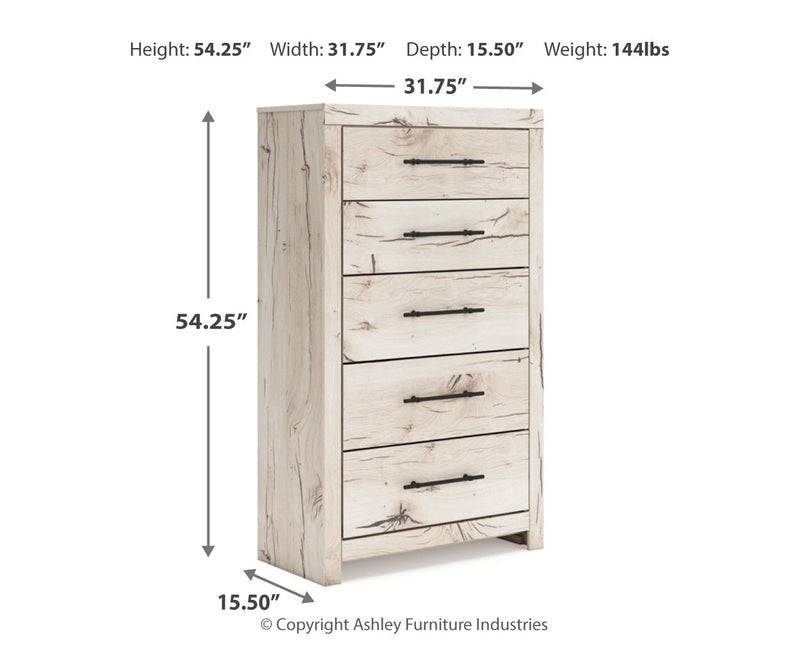Lawroy Panel Bed, Dresser, Mirror, Chest & Nightstand, Bedroom Set