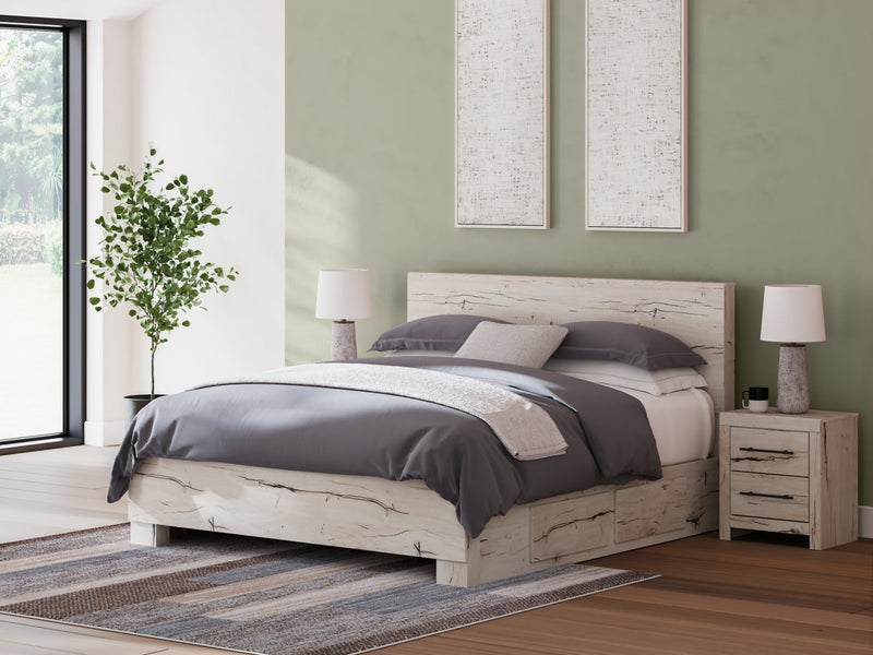 Lawroy Panel Bed King Panel Bed with Storage (v2)