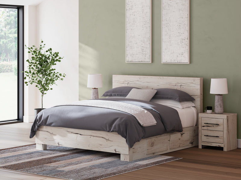 Lawroy Panel Bed King Panel Bed with Storage