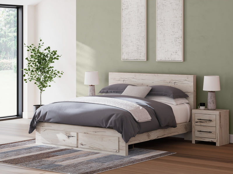 Lawroy Panel Bed King Panel Storage Bed (v2)