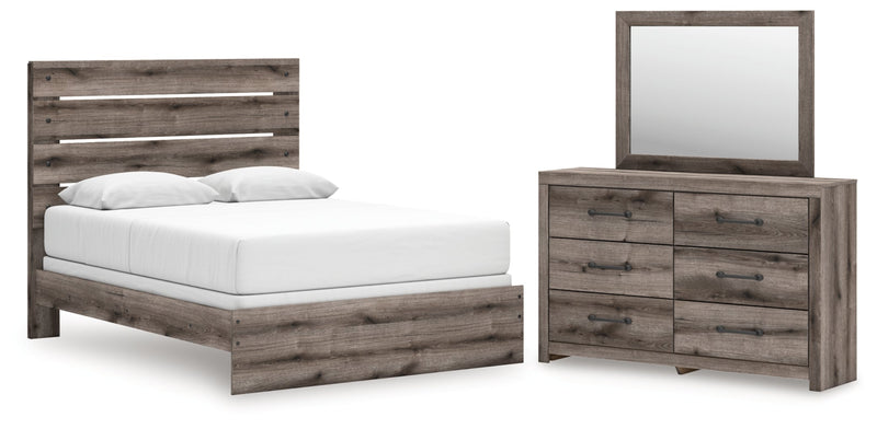 Graystorm Panel Bed, Dresser, Mirror, Chest & Nightstand, Bedroom Set
