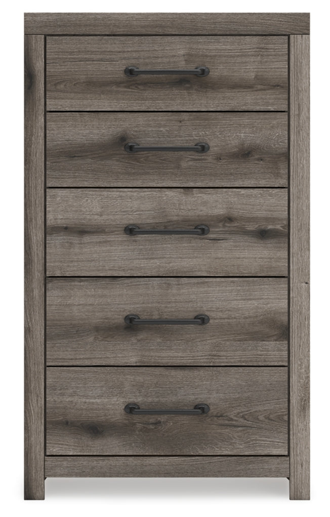 Graystorm Panel Bed, Dresser, Mirror, Chest & Nightstand, Bedroom Set