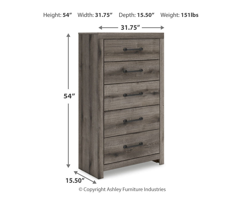 Graystorm Panel Bed, Dresser, Mirror, Chest & Nightstand, Bedroom Set