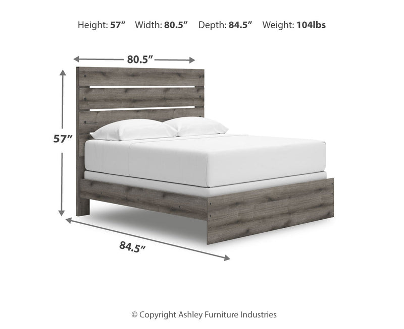 Graystorm Panel Bed, Dresser, Mirror, Chest & Nightstand, Bedroom Set