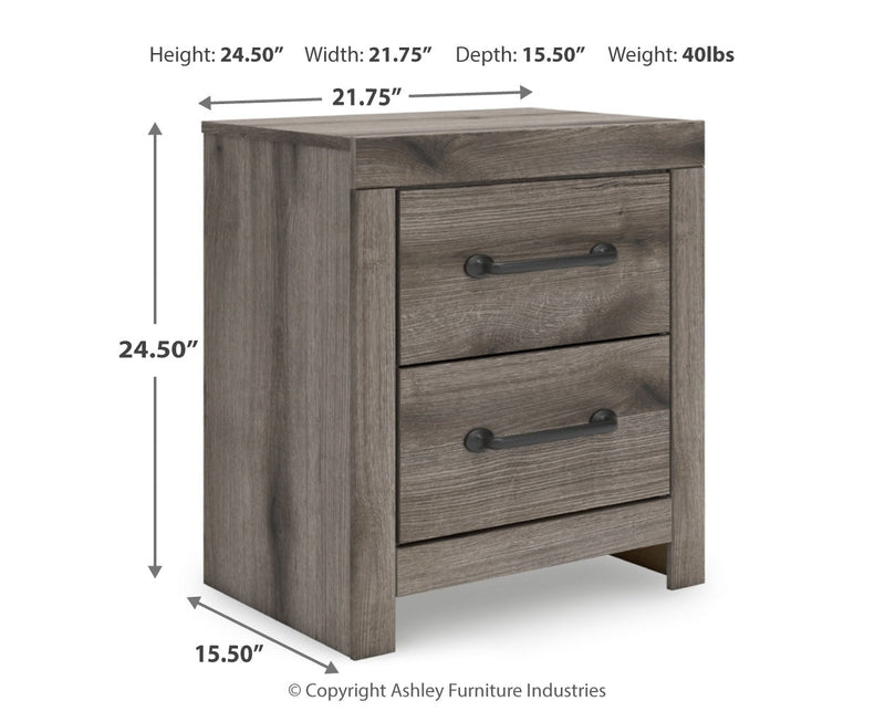 Graystorm Panel Bed, Dresser, Mirror, Chest & Nightstand, Bedroom Set