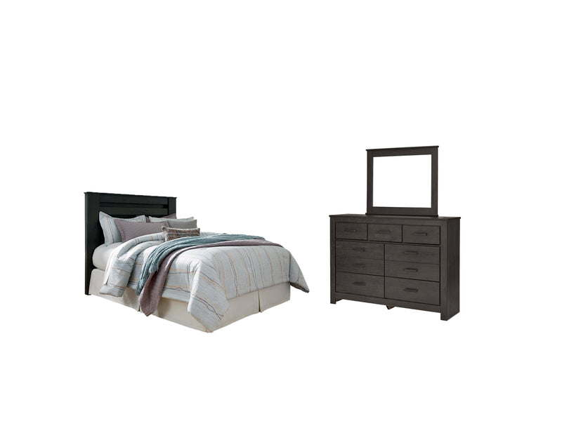 Brinxton Panel Bed, Dresser, Mirror, Chest & Nightstand, Bedroom Set