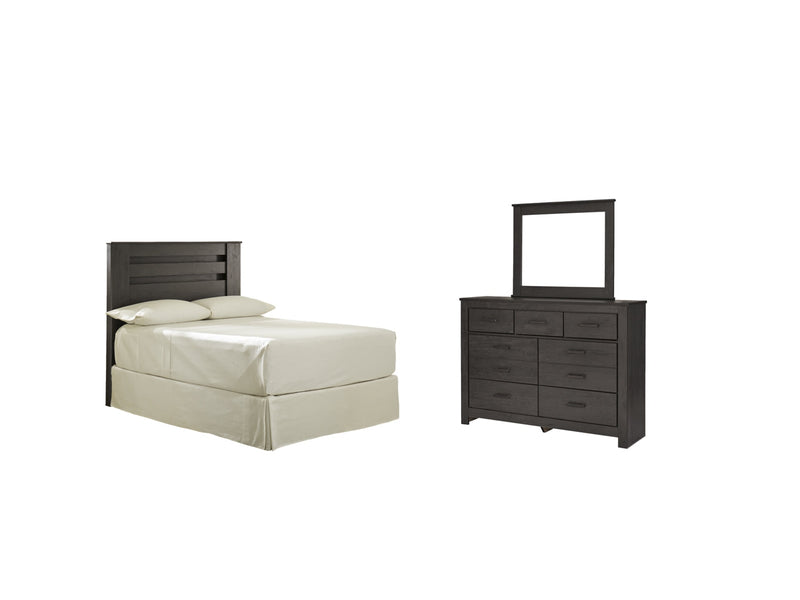 Brinxton Panel Bed, Dresser, Mirror, Chest & Nightstand, Bedroom Set