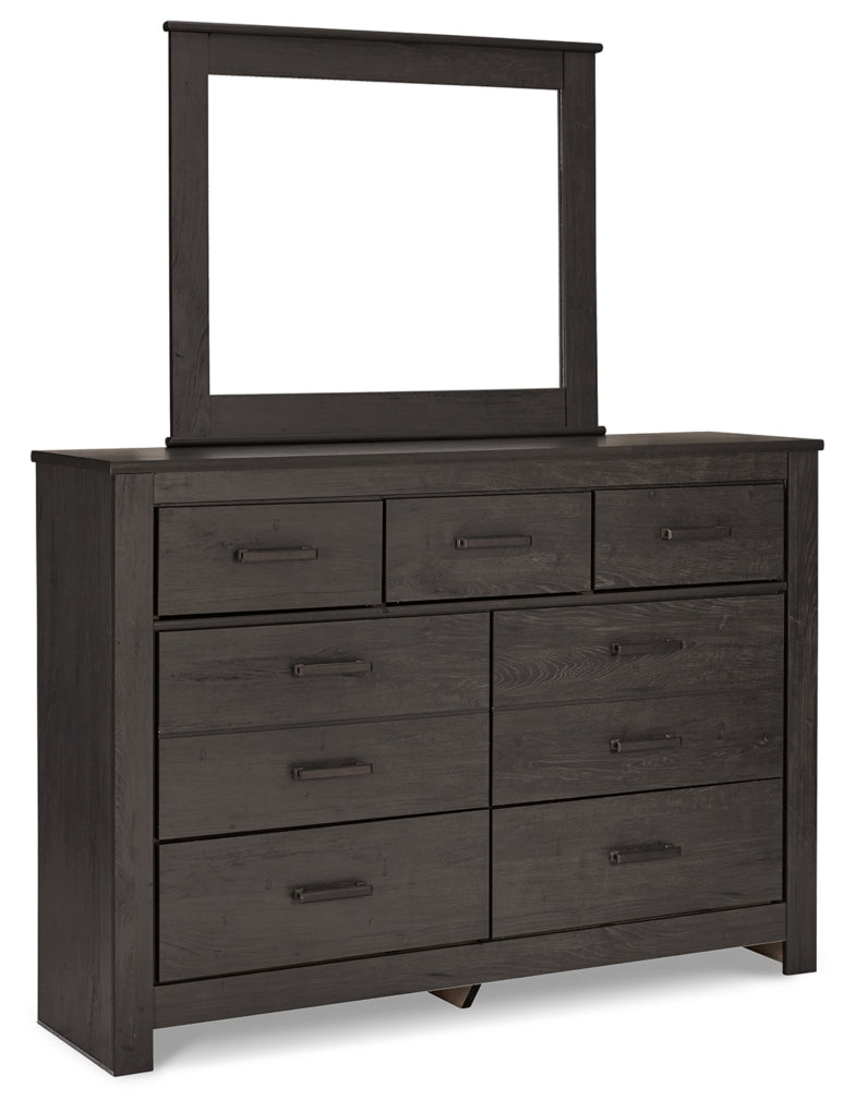 Brinxton Panel Bed, Dresser, Mirror, Chest & Nightstand, Bedroom Set