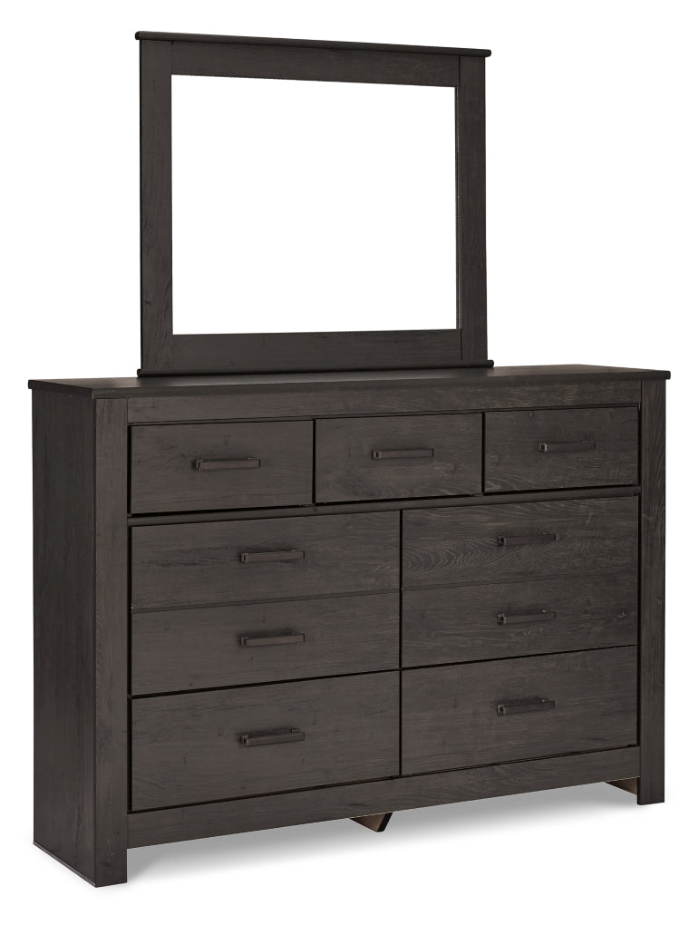 Brinxton Panel Bed, Dresser, Mirror, Chest & Nightstand, Bedroom Set
