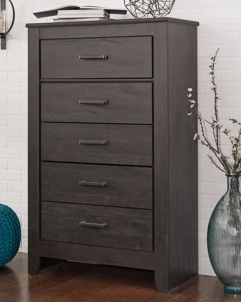 Brinxton Panel Bed, Dresser, Mirror, Chest & Nightstand, Bedroom Set