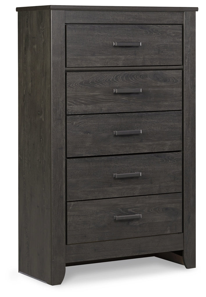 Brinxton Panel Bed, Dresser, Mirror, Chest & Nightstand, Bedroom Set
