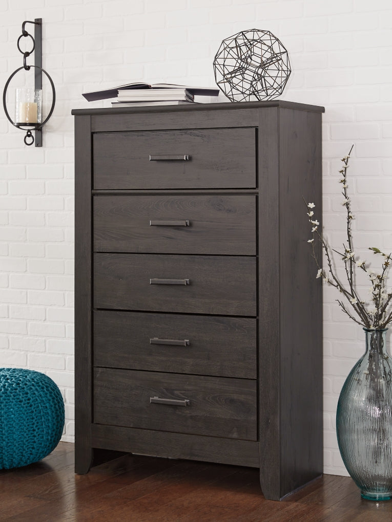 Brinxton Panel Bed, Dresser, Mirror, Chest & Nightstand, Bedroom Set