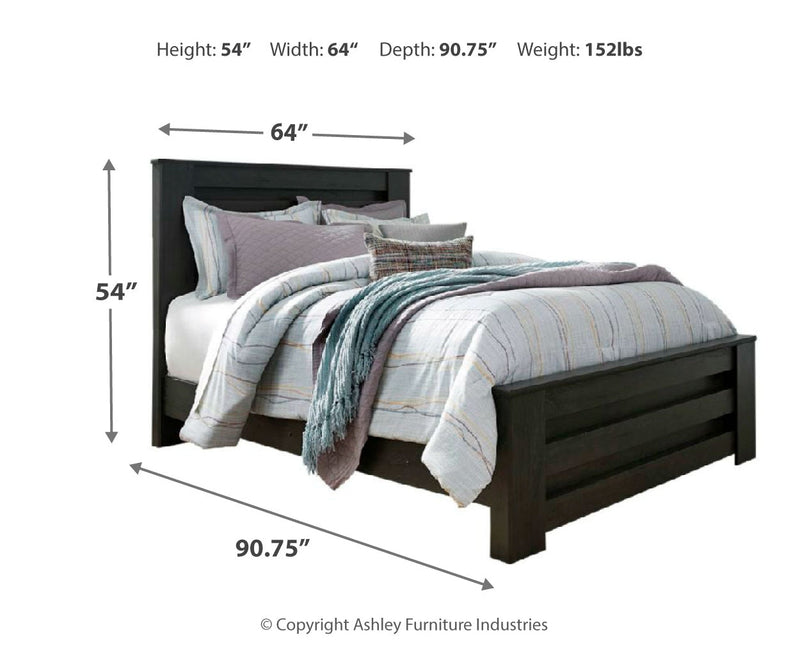 Brinxton Panel Bed, Dresser, Mirror, Chest & Nightstand, Bedroom Set