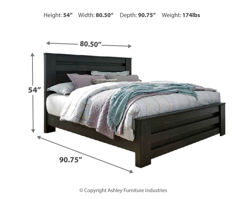 Brinxton Panel Bed, Dresser, Mirror, Chest & Nightstand, Bedroom Set