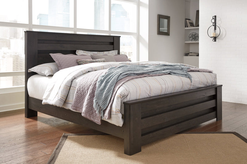 Brinxton Panel Bed, Dresser, Mirror, Chest & Nightstand, Bedroom Set