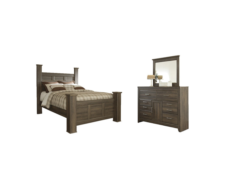 Juararo Bed, Dresser, Mirror, Chest & Nightstand, Bedroom Set