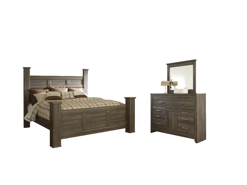 Juararo Bed, Dresser, Mirror, Chest & Nightstand, Bedroom Set