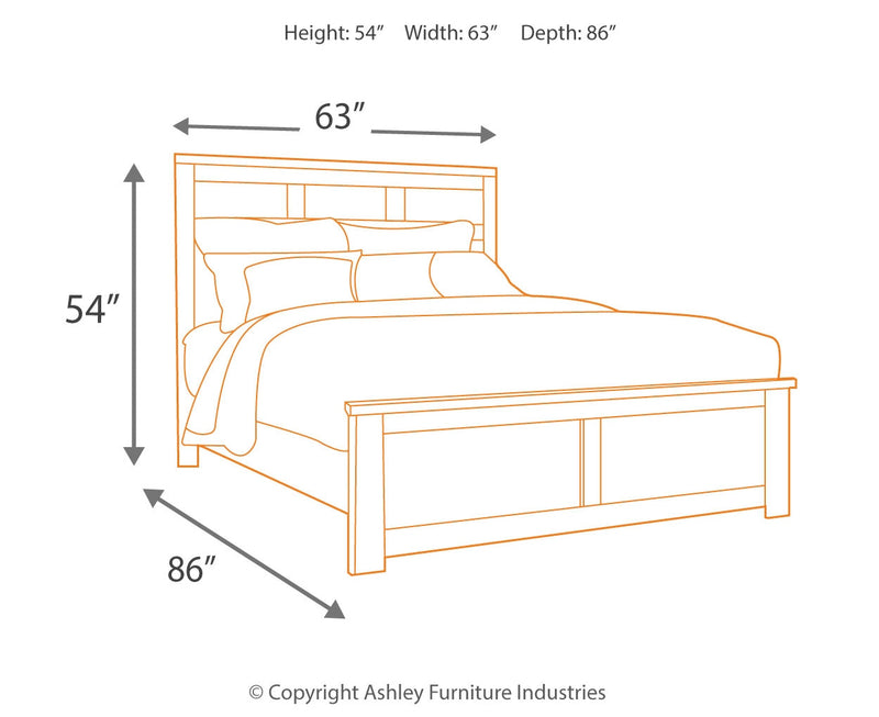 Juararo Bed, Dresser, Mirror, Chest & Nightstand, Bedroom Set