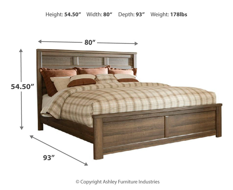 Juararo Bed, Dresser, Mirror, Chest & Nightstand, Bedroom Set