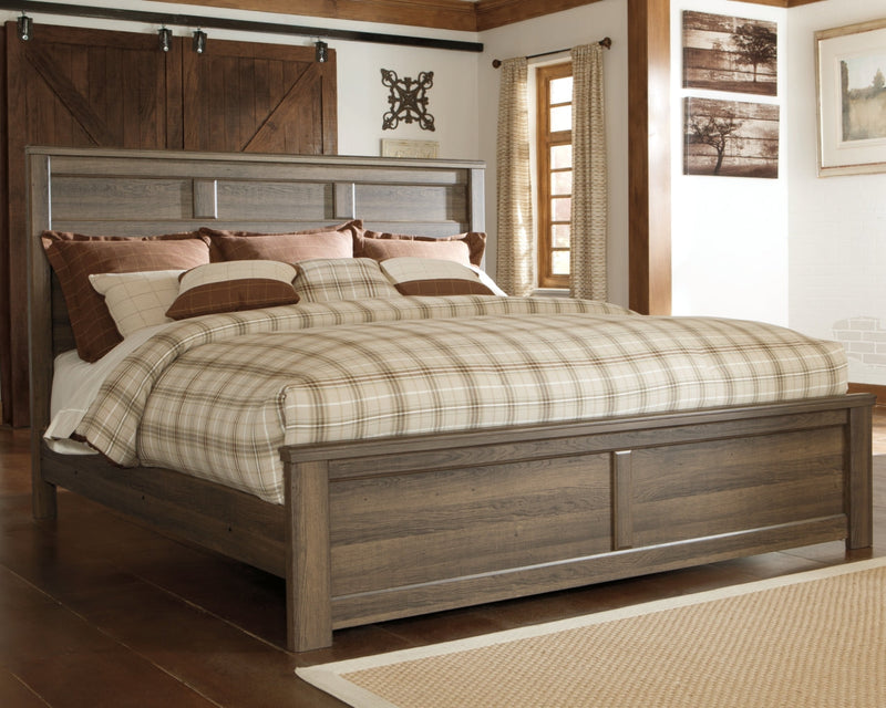 Juararo Bed, Dresser, Mirror, Chest & Nightstand, Bedroom Set