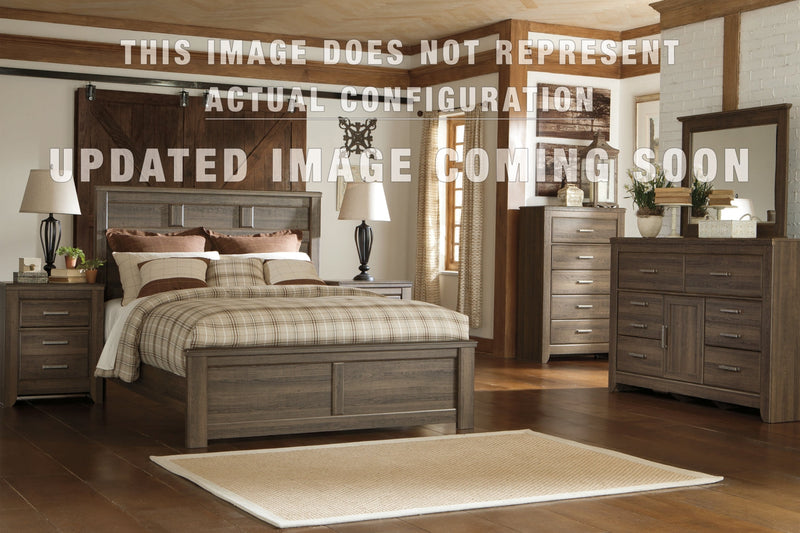 Juararo Bed, Dresser, Mirror, Chest & Nightstand, Bedroom Set
