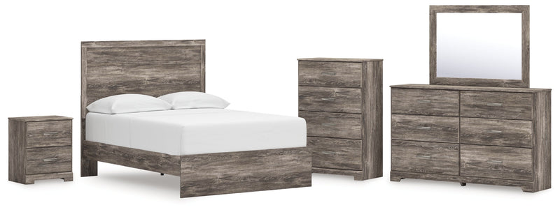 Ralinksi Panel Bed, Dresser, Mirror, Chest & Nightstand, Bedroom Set