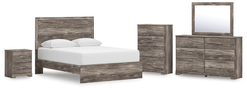 Ralinksi Panel Bed, Dresser, Mirror, Chest & Nightstand, Bedroom Set