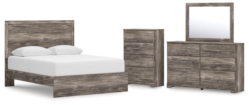 Ralinksi Panel Bed, Dresser, Mirror, Chest & Nightstand, Bedroom Set