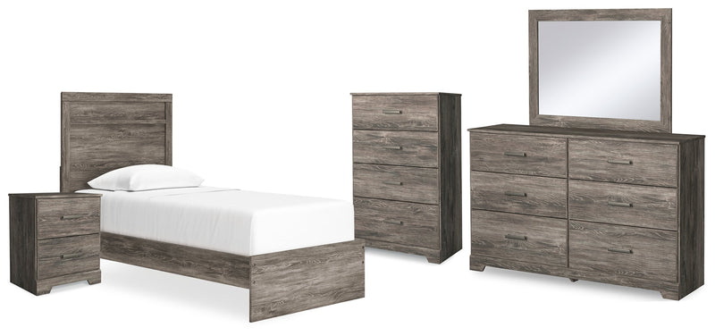 Ralinksi Panel Bed, Dresser, Mirror, Chest & Nightstand, Bedroom Set