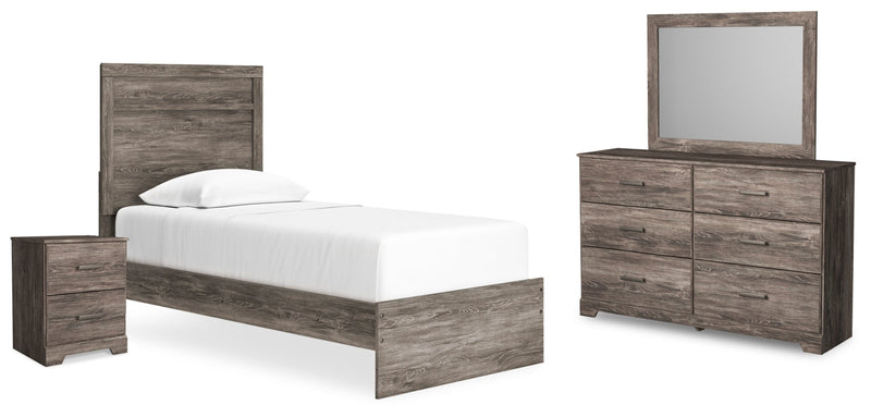 Ralinksi Panel Bed, Dresser, Mirror, Chest & Nightstand, Bedroom Set