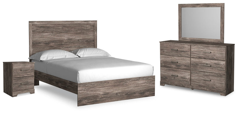 Ralinksi Panel Bed, Dresser, Mirror, Chest & Nightstand, Bedroom Set