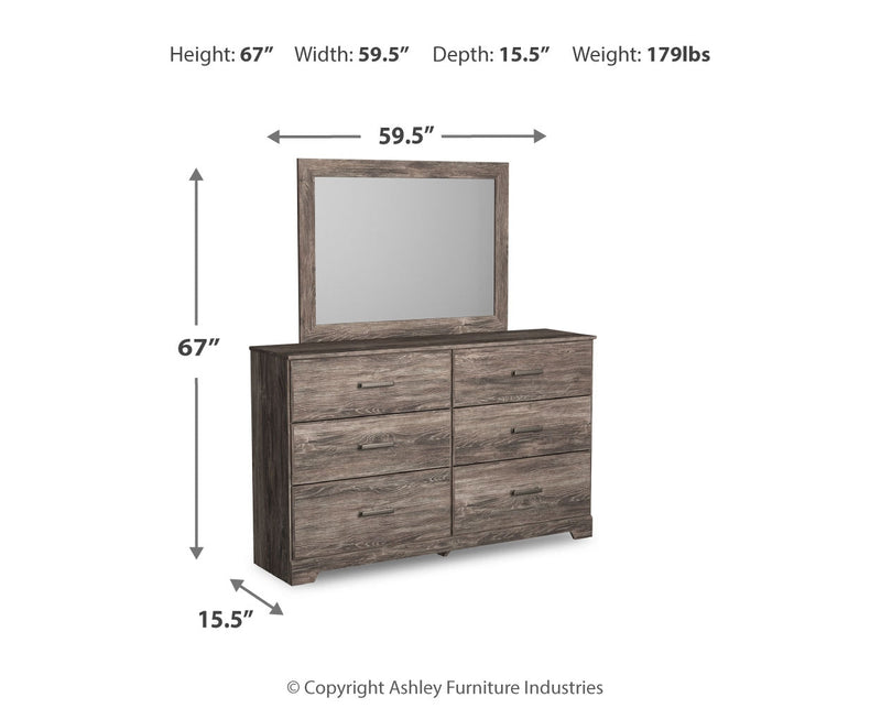 Ralinksi Panel Bed, Dresser, Mirror, Chest & Nightstand, Bedroom Set