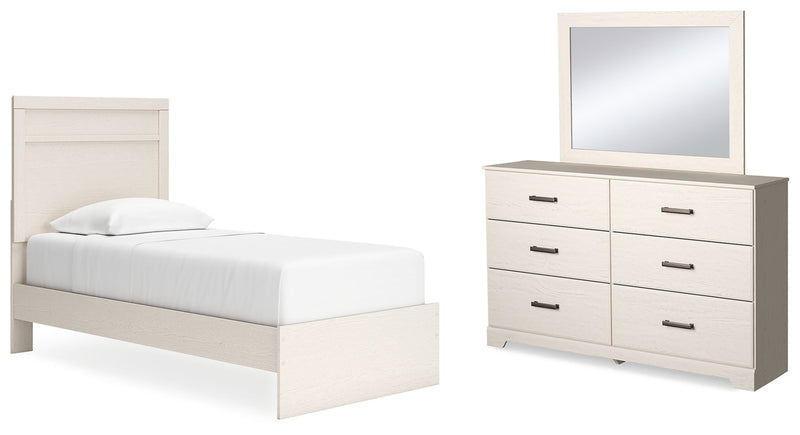 Stelsie Panel Bed, Dresser, Mirror, Chest & Nightstand, Bedroom Set
