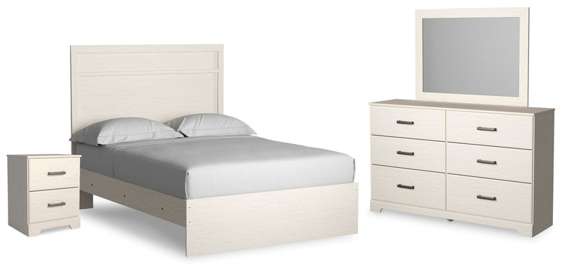 Stelsie Panel Bed, Dresser, Mirror, Chest & Nightstand, Bedroom Set