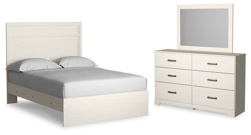 Stelsie Panel Bed, Dresser, Mirror, Chest & Nightstand, Bedroom Set