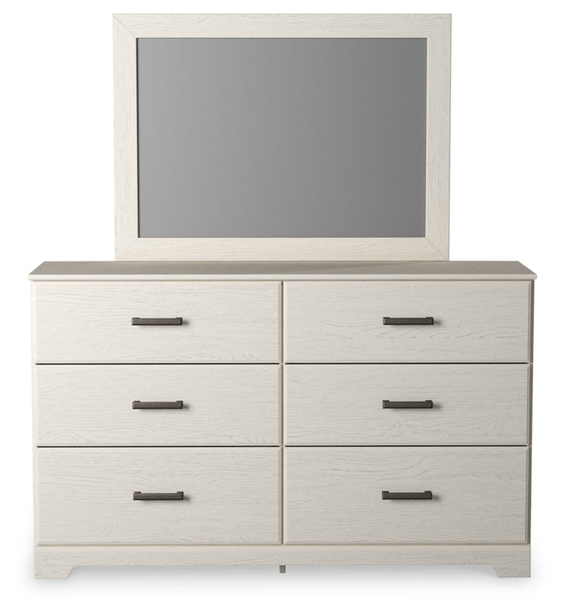 Stelsie Panel Bed, Dresser, Mirror, Chest & Nightstand, Bedroom Set