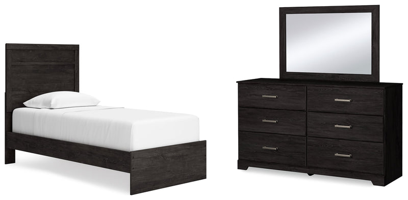 Belachime Panel Bed, Dresser, Mirror, Chest & Nightstand, Bedroom Set