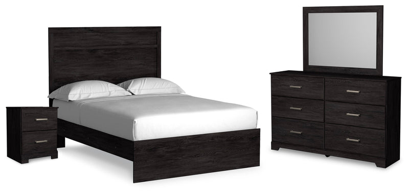 Belachime Panel Bed, Dresser, Mirror, Chest & Nightstand, Bedroom Set