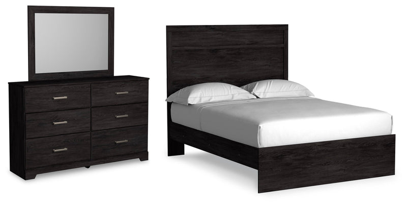 Belachime Panel Bed, Dresser, Mirror, Chest & Nightstand, Bedroom Set