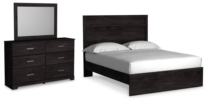 Belachime Panel Bed, Dresser, Mirror, Chest & Nightstand, Bedroom Set
