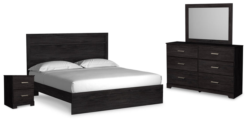 Belachime Panel Bed, Dresser, Mirror, Chest & Nightstand, Bedroom Set